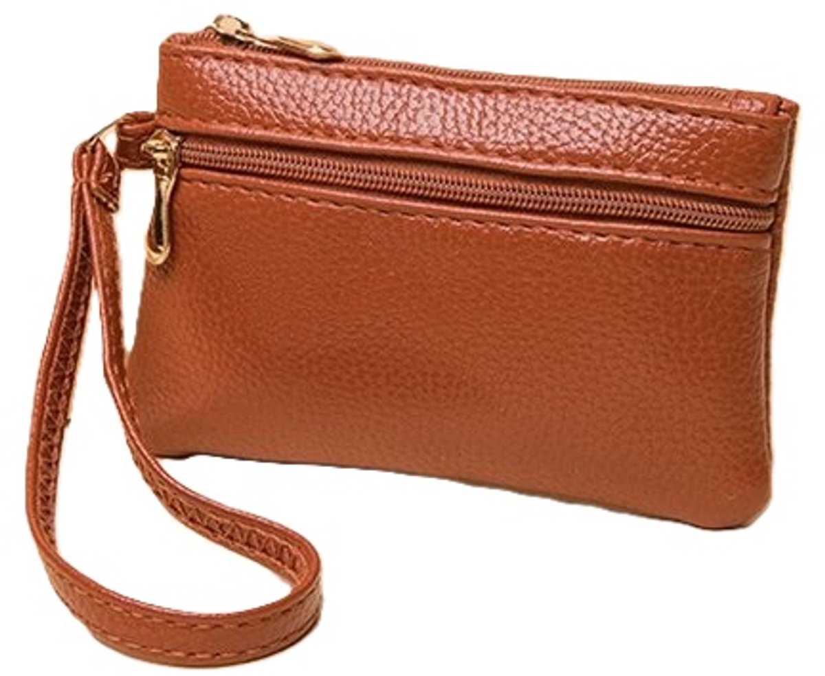 Luxury Protective Case for Car Key | Portable Wallet | Key Pouch | Car Key Pouch | Car Key Case | PU Leather | Brown - Image 1