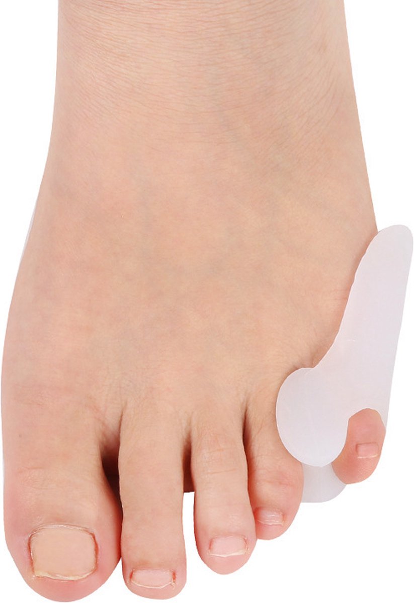 Silicone Toe Corrector Little Toe | Toe Spreader | Little Toe Protector | 1 Pair | Transparent - Image 2