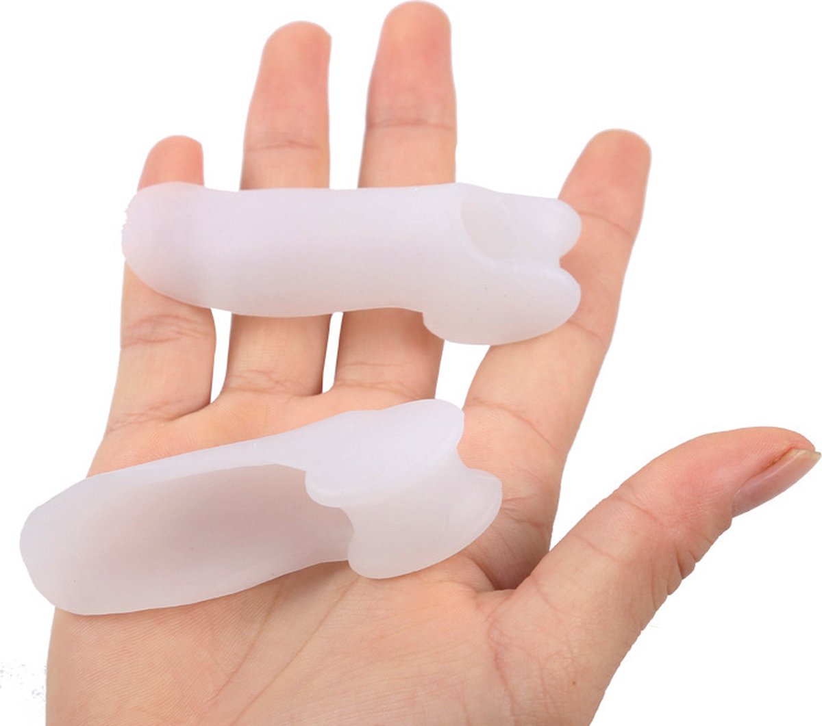 Silicone Toe Corrector Little Toe | Toe Spreader | Little Toe Protector | 1 Pair | Transparent - Image 4