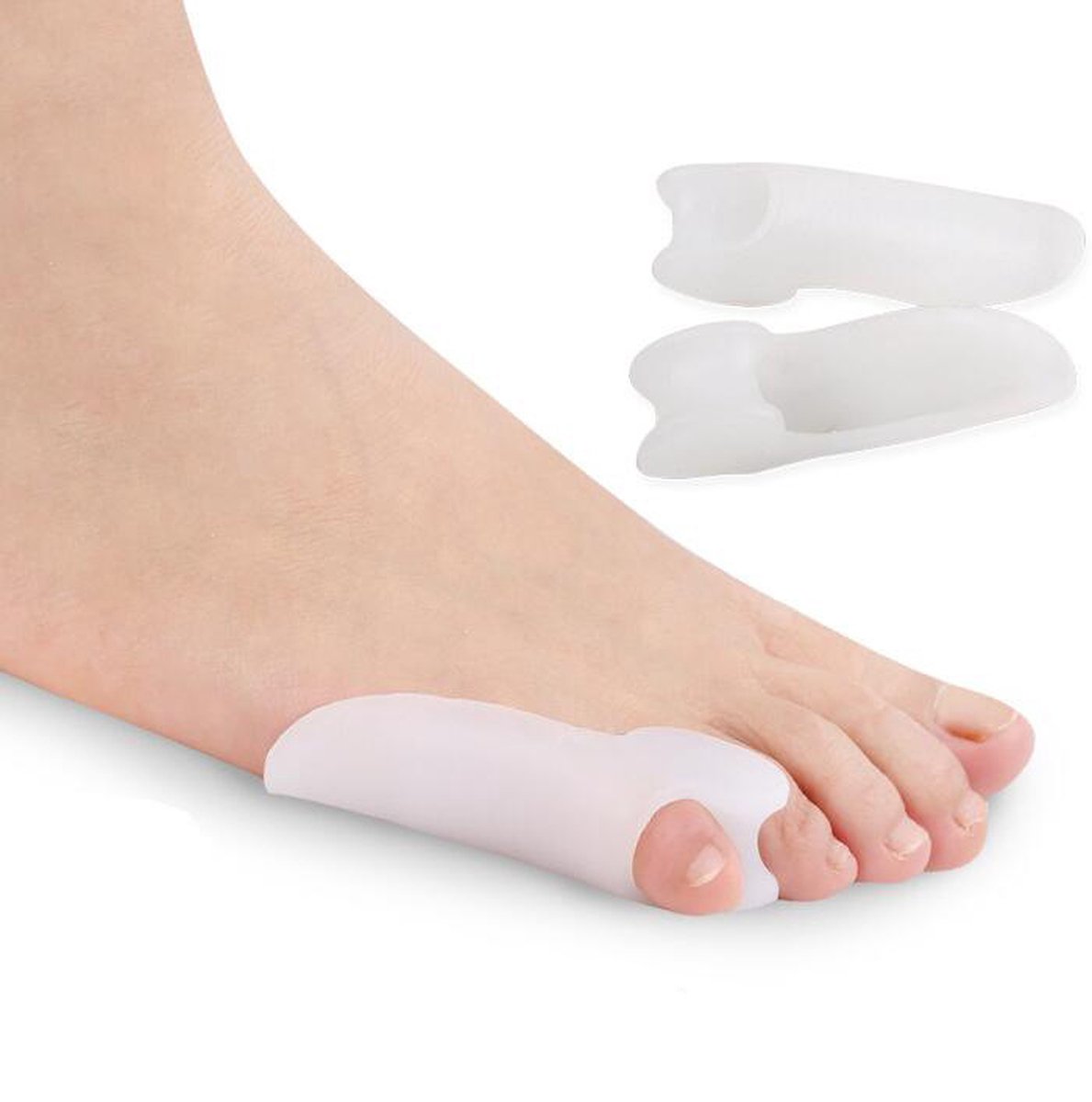 Silicone Toe Corrector Little Toe | Toe Spreader | Little Toe Protector | 1 Pair | Transparent - Image 5