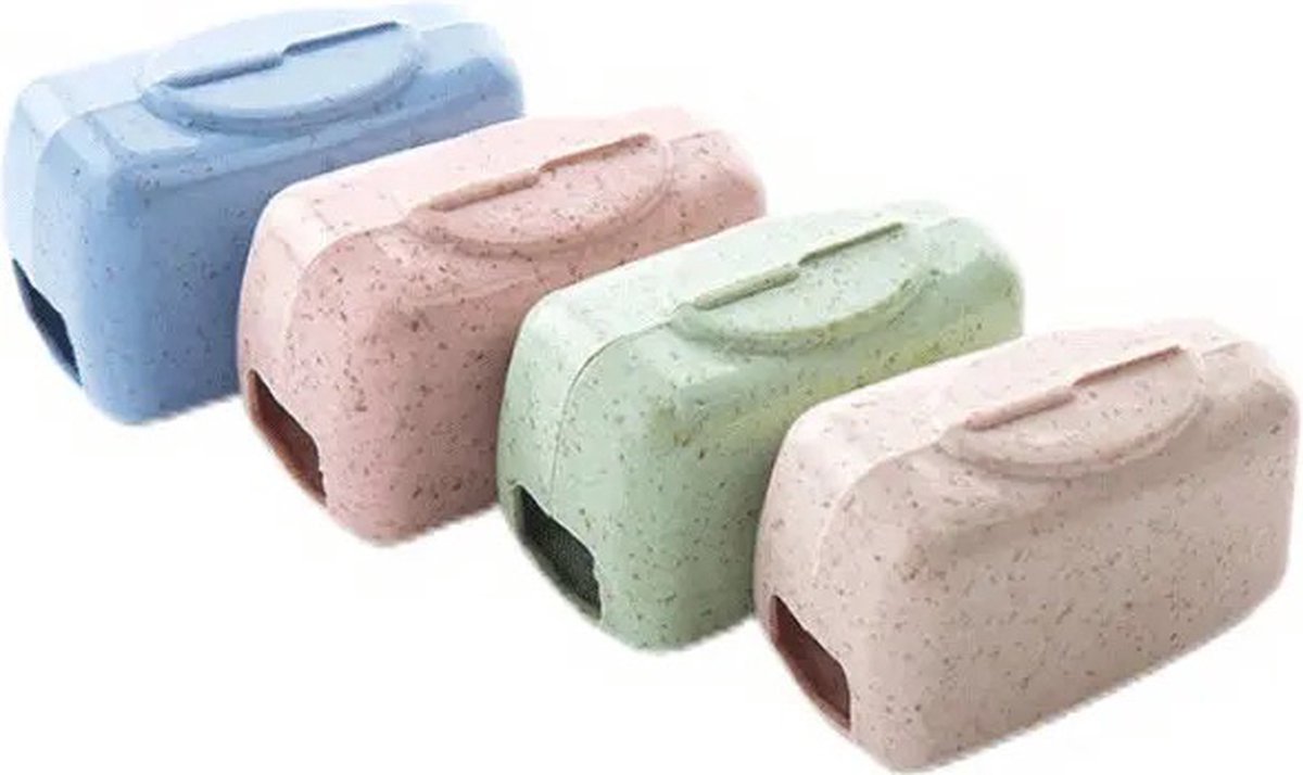 Hygiene Toothbrush Caps – 4 Pieces - Image 1