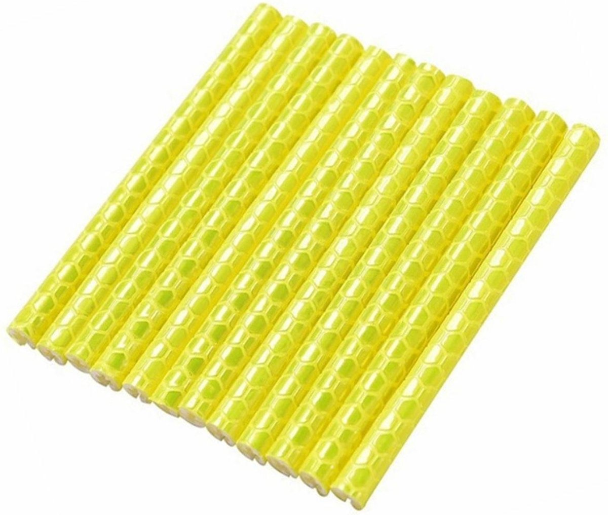 Spoke Bicycle Reflectors Bicycle Wheel 12 Pieces | Spoke Reflectors | Wheel Reflectors | Glow In The Dark | Yellow - Image 3