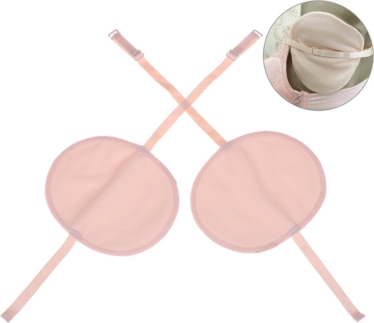 Anti-Sweat Pads | Anti-Perspirant Underarm Pads | Anti-Sweat | Dual Layer | Reusable | Washable | Adjustable Strap | 1 Pair - Image 4