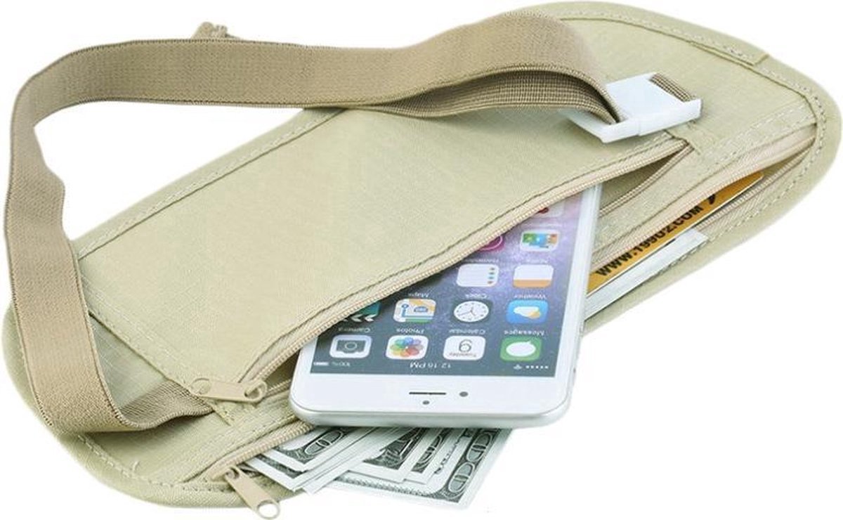Money Belt | Undercover Money Belt | Waist Bag | Waist Bag | Pouch | Black - Image 4