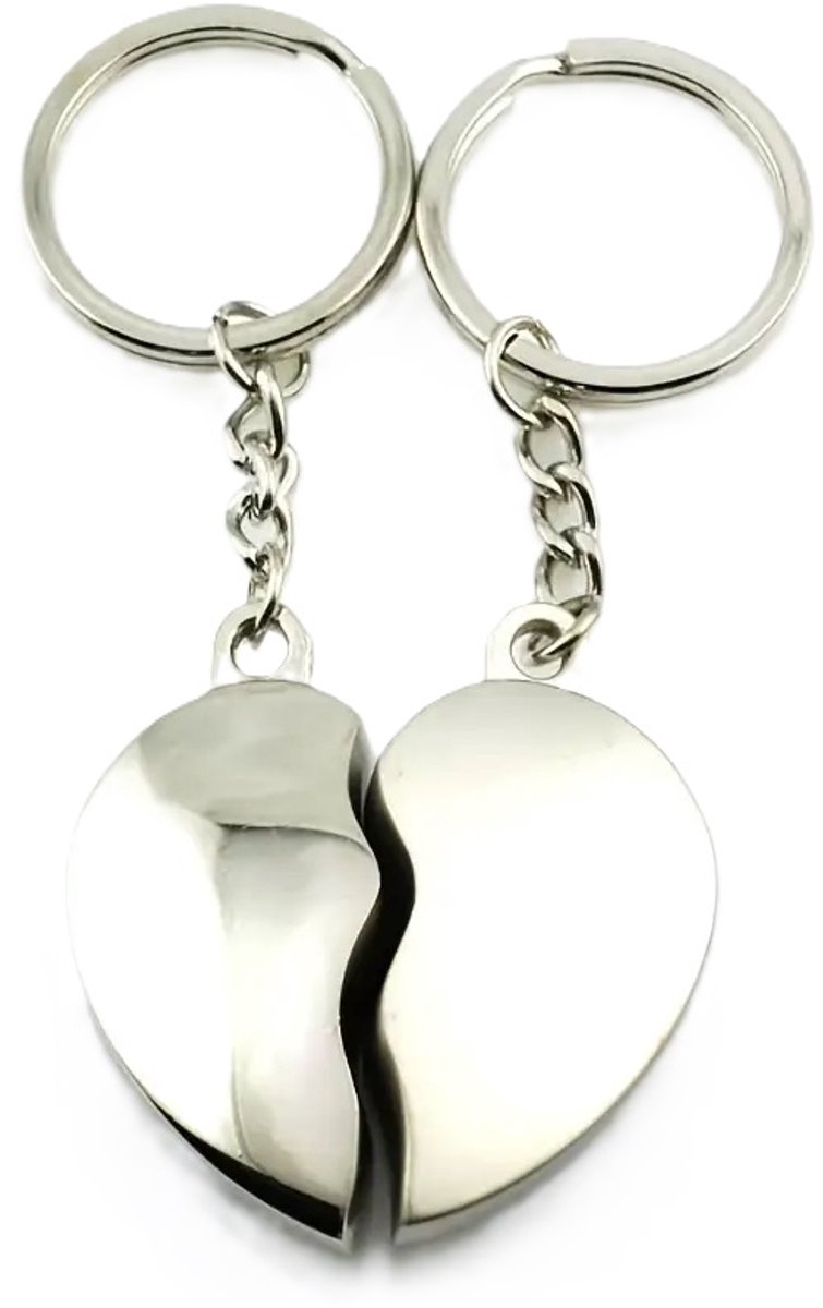 Heart and Arrow Keychain 2-piece I Love You I Couple Keychain I Two-piece Heart Keychain - Image 2