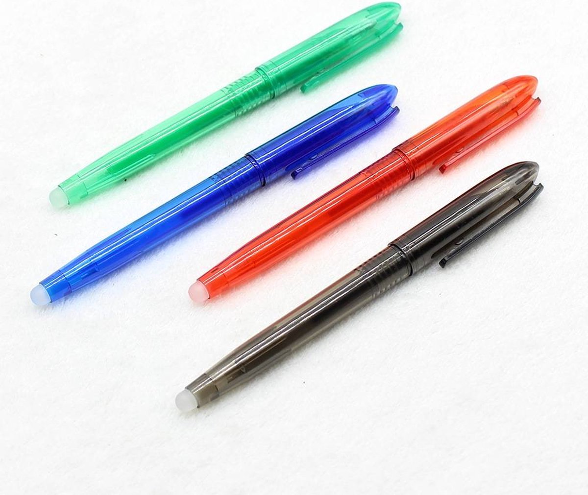 4 x Correctable Pens - Blue, Black, Red, Green - 0.7 mm - Ballpoint Pen - Image 1