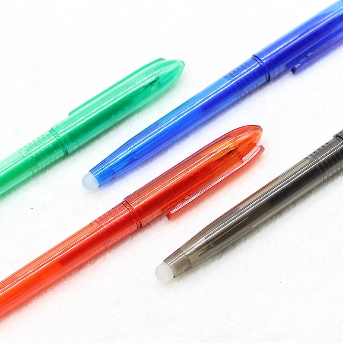 4 x Correctable Pens - Blue, Black, Red, Green - 0.7 mm - Ballpoint Pen - Image 2