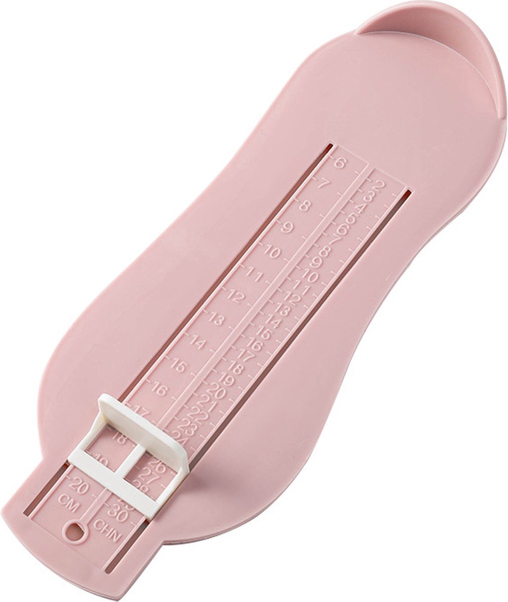 Child's Foot Measuring Tool | Child's Shoe Size Measuring Tool | Measuring Foot Size | Baby Shoe Measuring Tool | Baby Measurement | Pink - Image 2