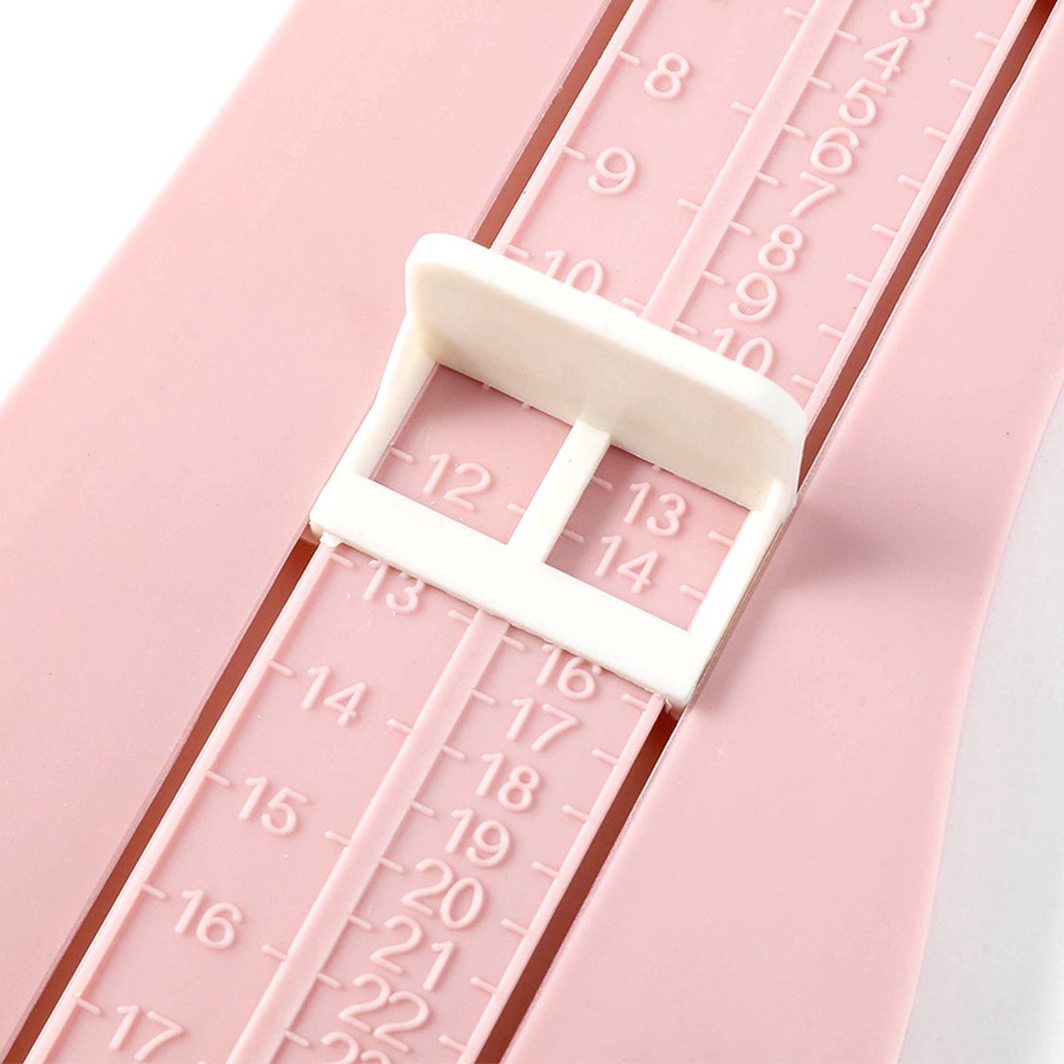 Child's Foot Measuring Tool | Child's Shoe Size Measuring Tool | Measuring Foot Size | Baby Shoe Measuring Tool | Baby Measurement | Pink - Image 3