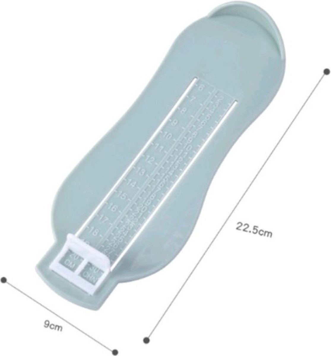 Child's Foot Measuring Tool | Child's Shoe Size Measuring Tool | Measuring Foot Size | Baby Shoe Measuring Tool | Baby Measurement | Pink - Image 5