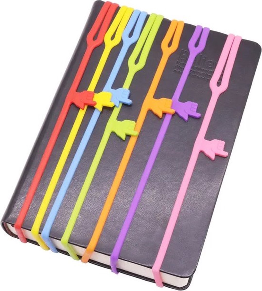 Elastic Hand-Shaped Bookmark | Bookmark | Bookmark Hand | Bookmark | Red - Image 4
