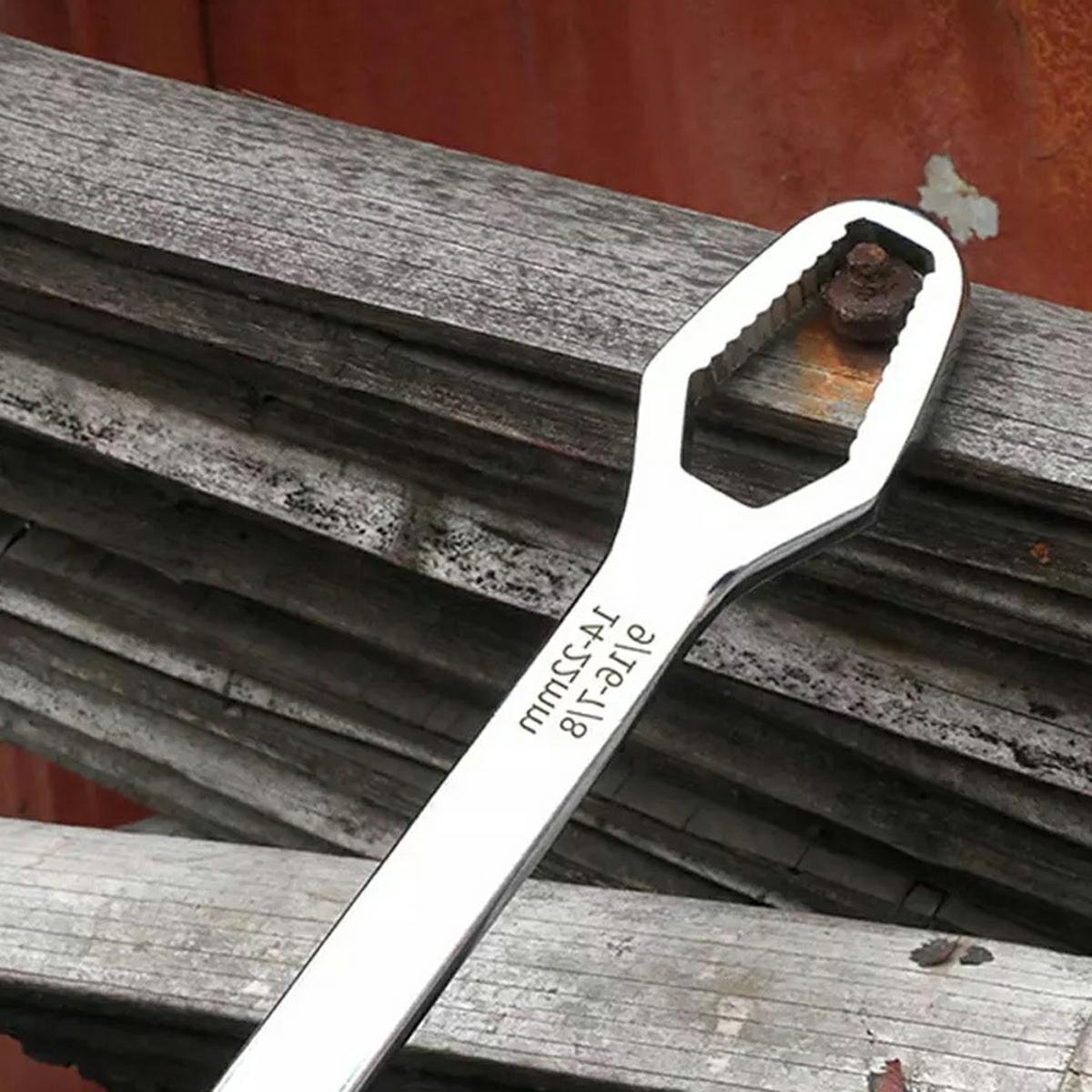 Wrench I Universal ring spanner 8-22 MM I Wrench I Adjustable I Silver - Image 2