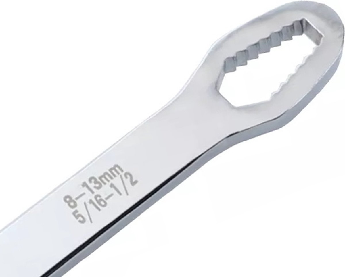 Wrench I Universal ring spanner 8-22 MM I Wrench I Adjustable I Silver - Image 5