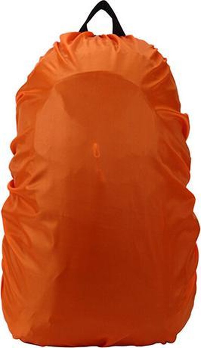 Universal backpack rain cover 25 to 35 liters - Orange - Image 1