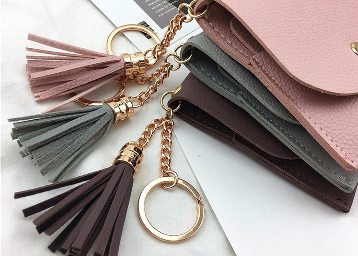 Wallet & Card Holder for 6 Cards | Credit Card Holder | With Cash Compartment | Card Holder | Wallet | PU Leather | Grey - Image 4