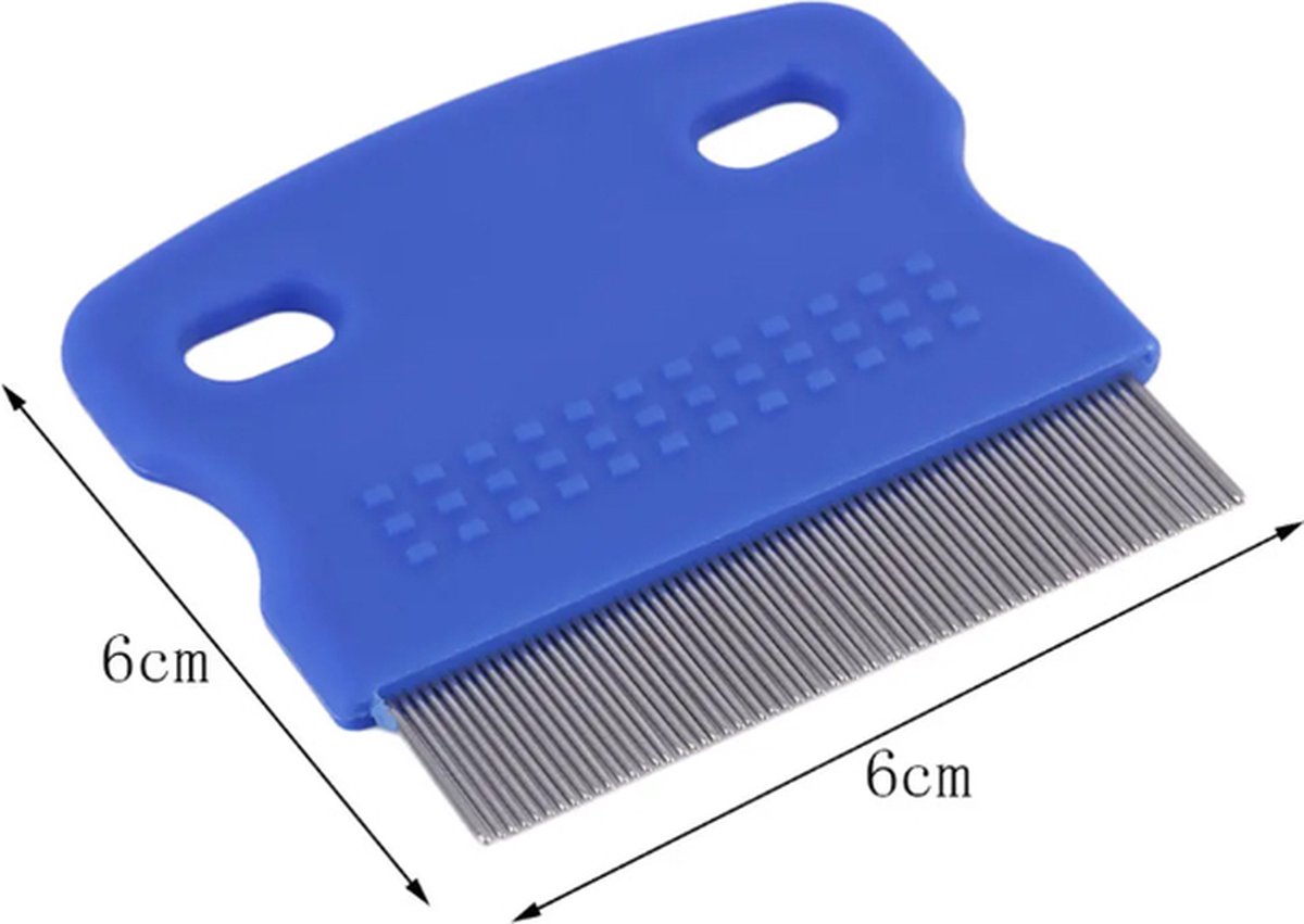 Lice Comb | Lice Brush | Flea Comb | Nits Comb | Lice Remover | Stainless Steel Brushes | Plastic Barrel | Fine | Random Color - Image 5