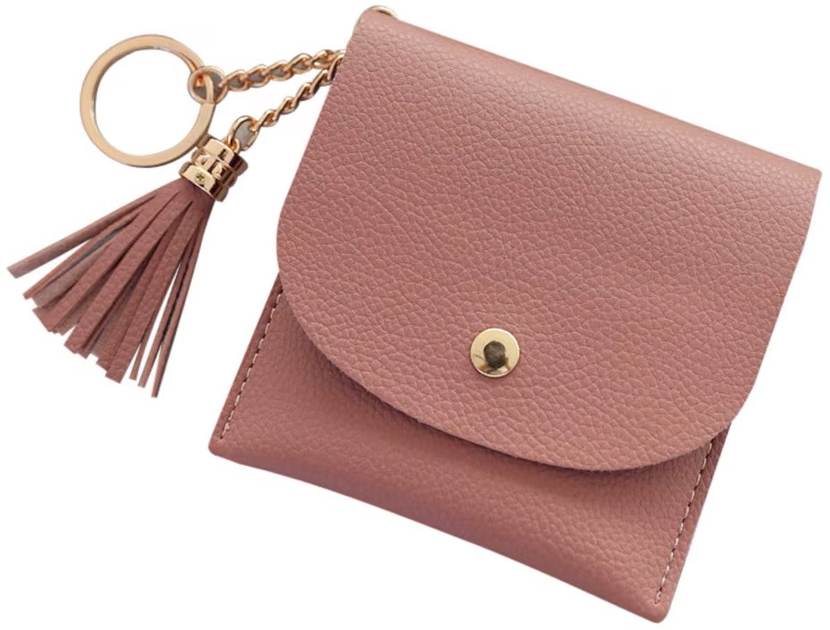 Wallet & Card Holder for 6 Cards | Credit Card Holder | With Cash Compartment | Card Holder | Wallet | PU Leather | Purple - Image 1