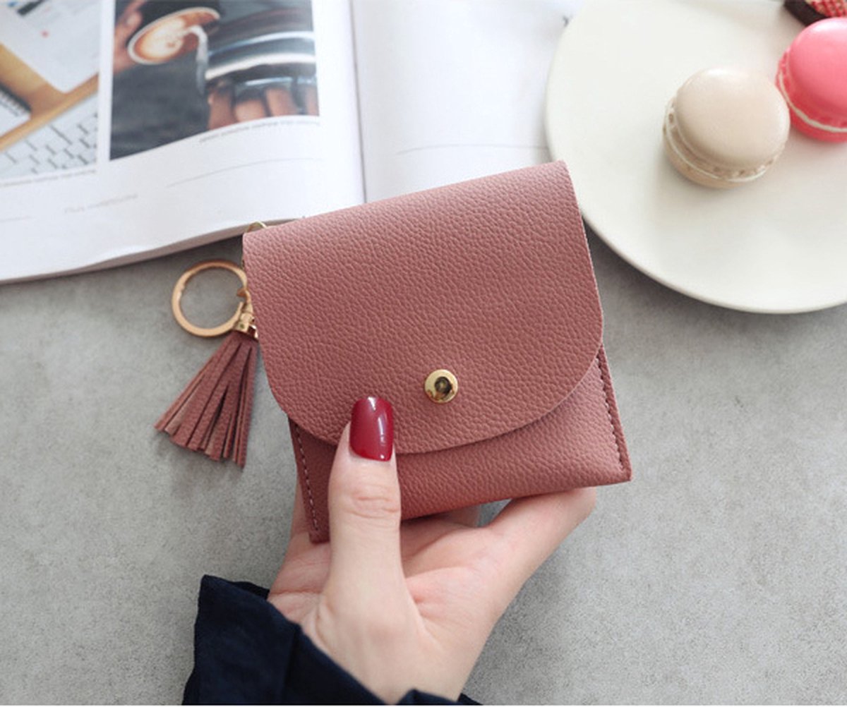 Wallet & Card Holder for 6 Cards | Credit Card Holder | With Cash Compartment | Card Holder | Wallet | PU Leather | Purple - Image 5