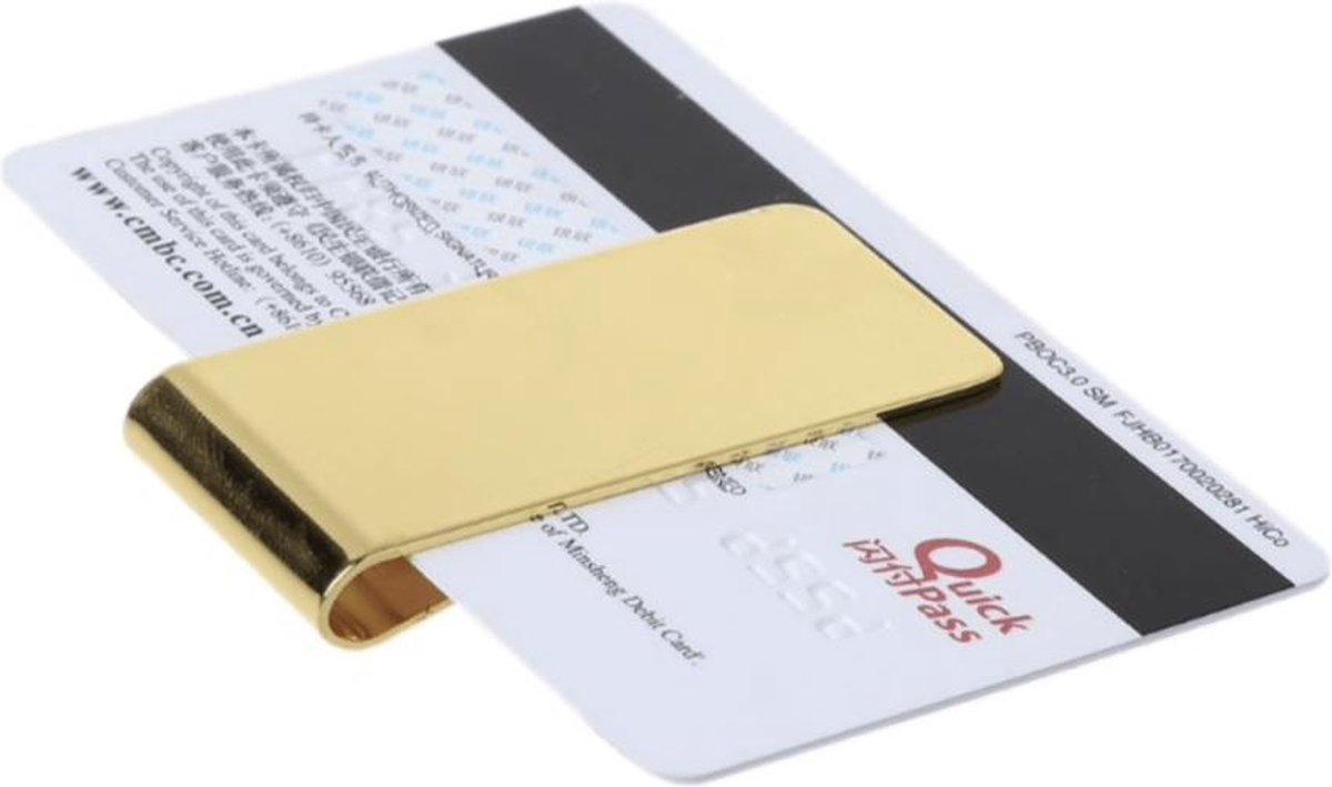 Money clip Gold-colored Knuckle 7cm by 2.5cm - Image 2