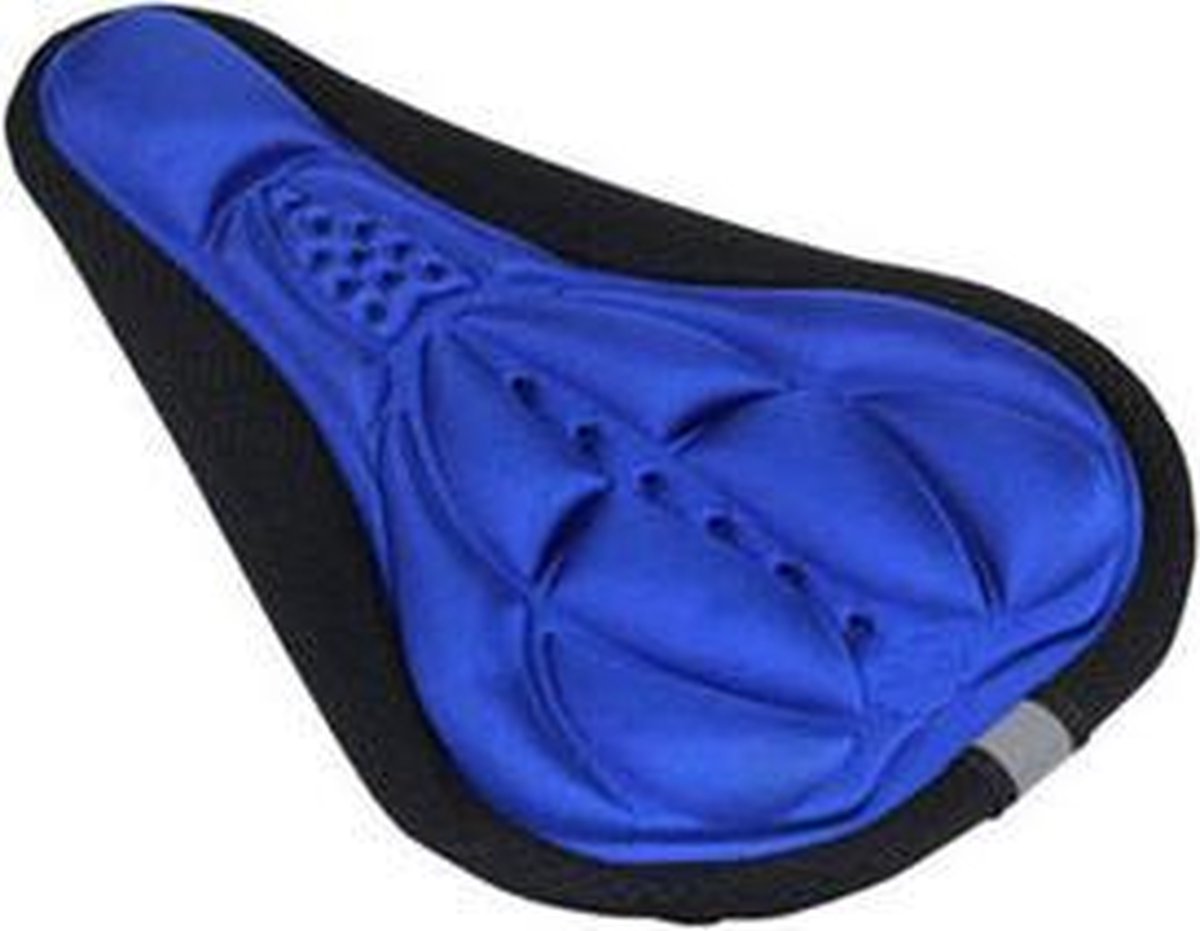 Gel saddle cover - Blue - Comfortable Cycling - Image 1