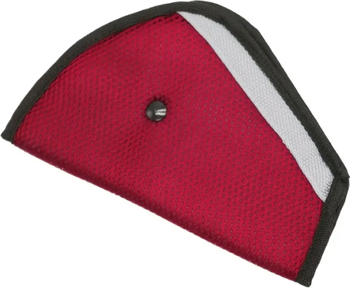 Car Seatbelt Cover | Child Seatbelt Protector | Child Seatbelt Cushion | Seatbelt Tensioner | Child Safety | Red - Image 3