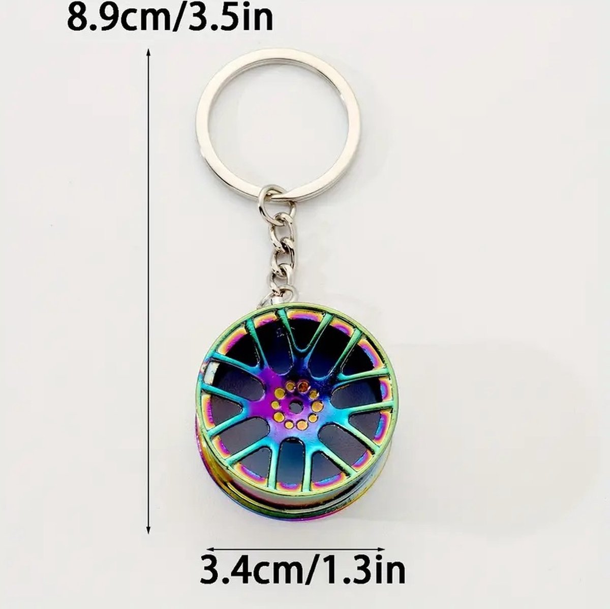 Rim Keychain | Car Key Holder | Rim Keychain | Universal | Car Accessories | Gold - Image 3