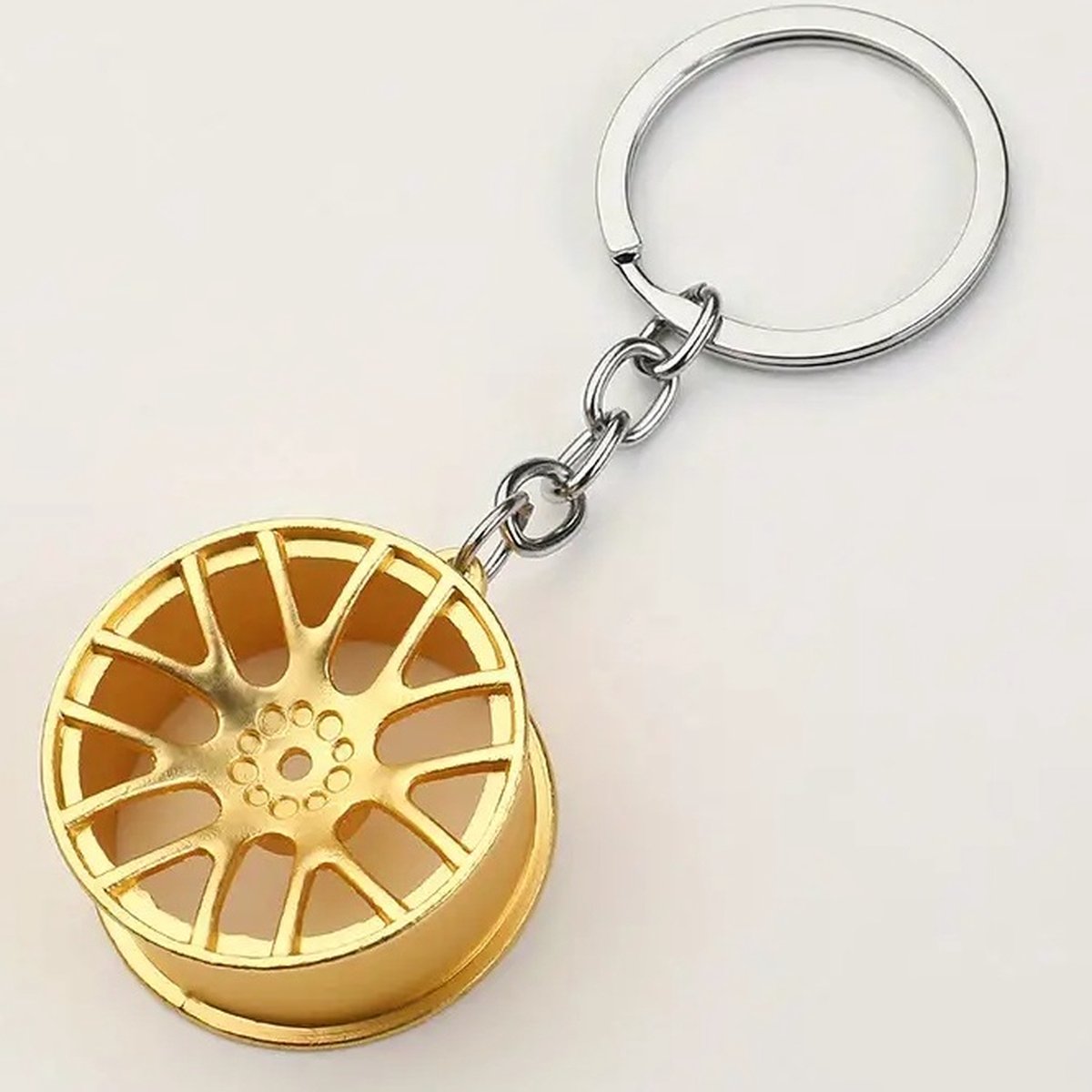 Rim Keychain | Car Key Holder | Rim Keychain | Universal | Car Accessories | Gold - Image 5