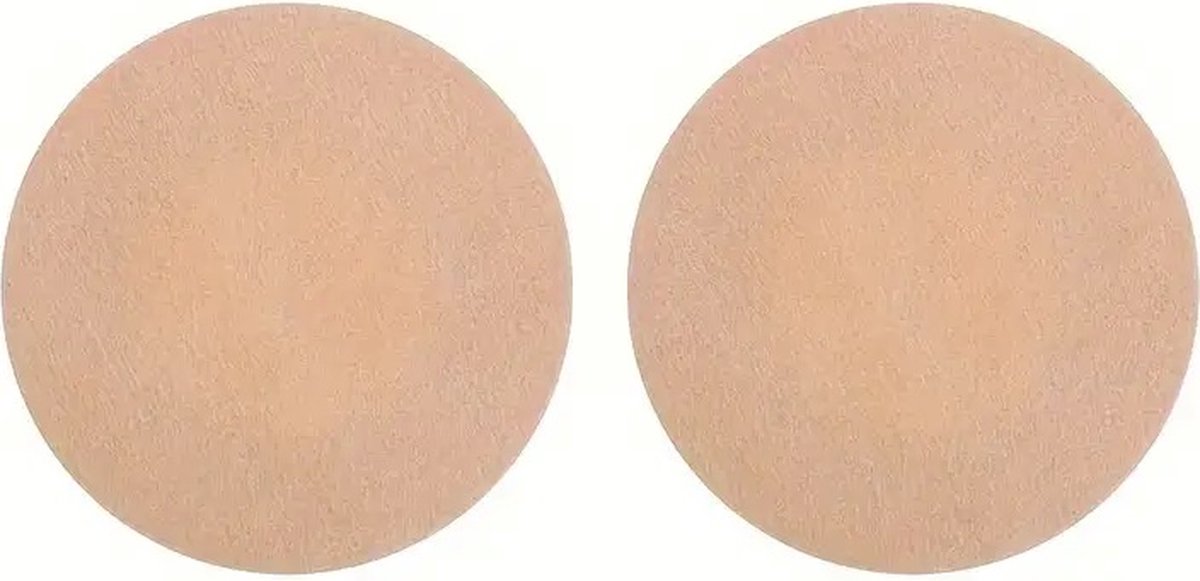 5 Pairs Round Nipple Covers | Nipple Stickers | Breast Covers | Nipple Stickers | Nipple Covers | Stick-on Bra | Beige - Image 4