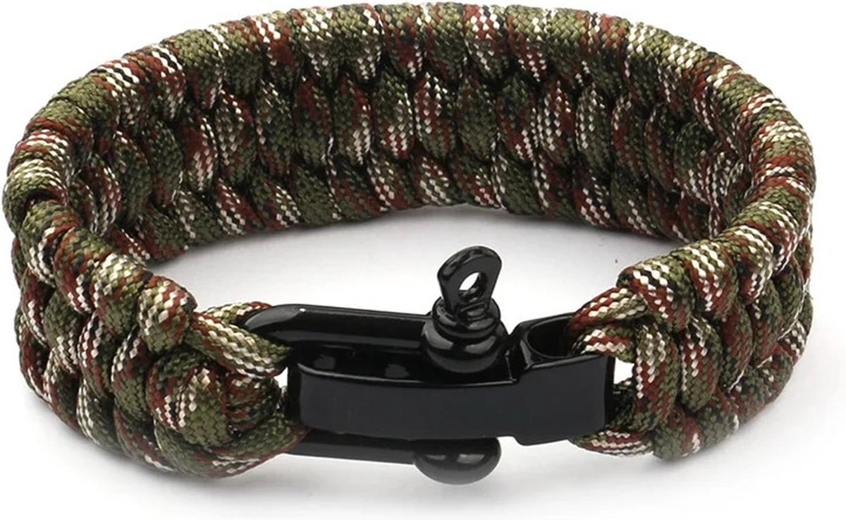 Paracord Survival Bracelet I Paracord Survival Bracelet I Extra Strong I Camouflage - Image 5