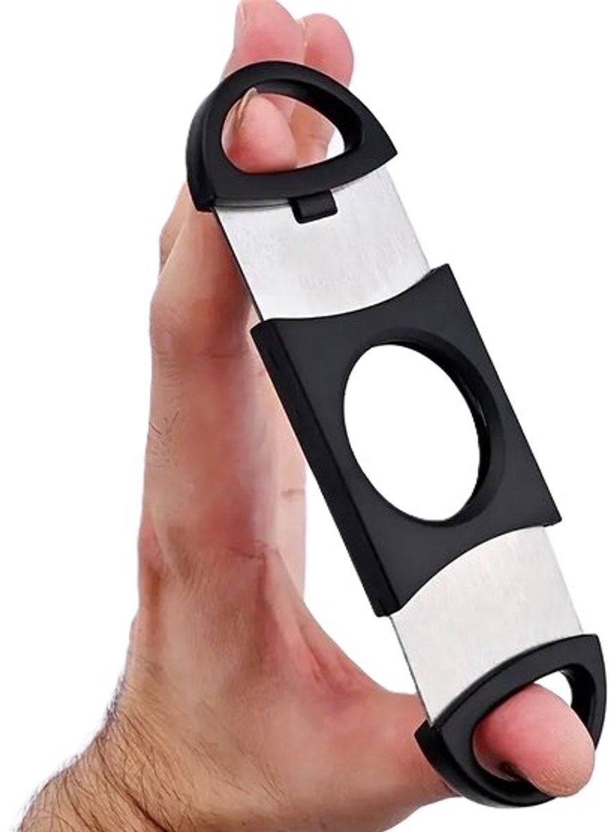 Cigar Cutter | Cigar Scissors | Cigar Cutter | Cigar Accessories | Black - Image 1
