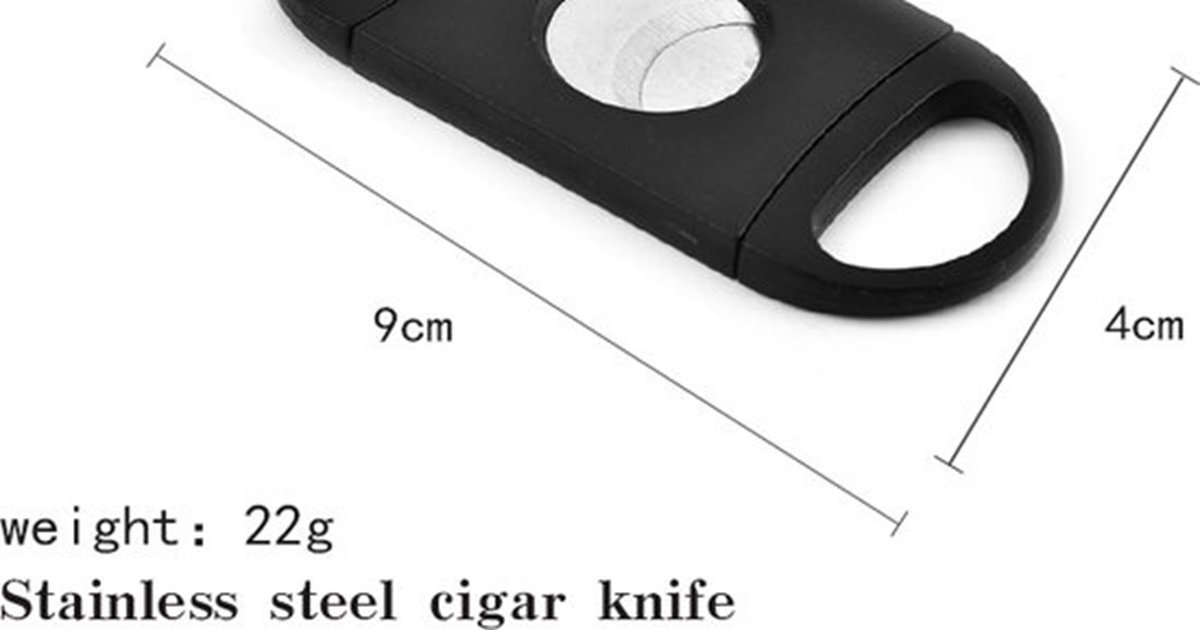 Cigar Cutter | Cigar Scissors | Cigar Cutter | Cigar Accessories | Black - Image 4