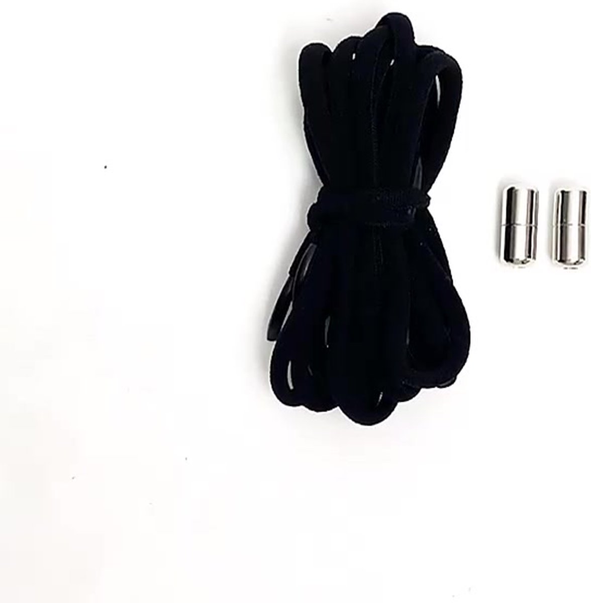 Round Laces - 105 cm - no tie - elastic laces - no tie - shoelaces - sports laces - round - shoelaces - children's laces - White - Image 2