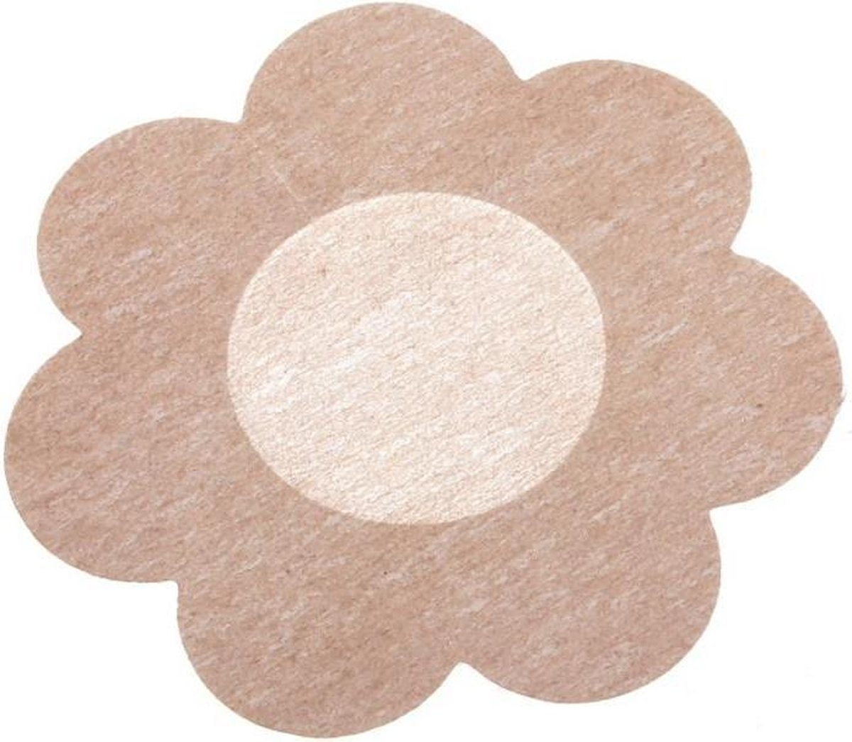 Nipple Sticker 5 Pairs - 10 Pieces - Nipple Cover - Nipple Patch - Nipple Protection - Beige - Image 1