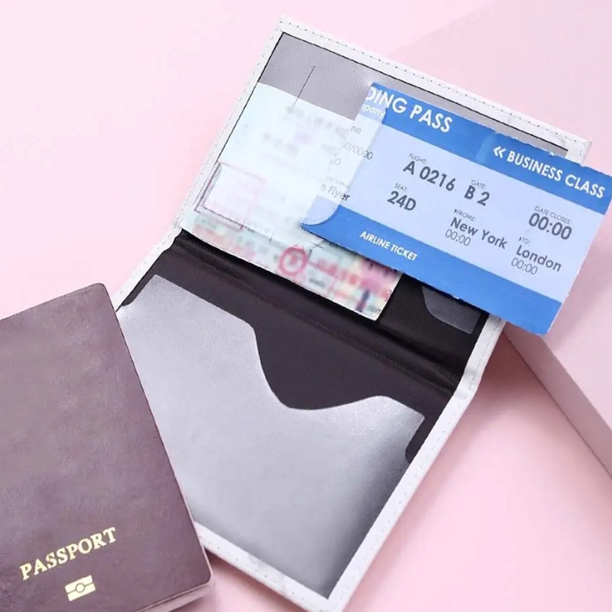 Luxury PU Leather Passport Sleeve | Passport Holder | Passport Cover | Passport Sleeve | Passport Pouch | Khaki - Image 3
