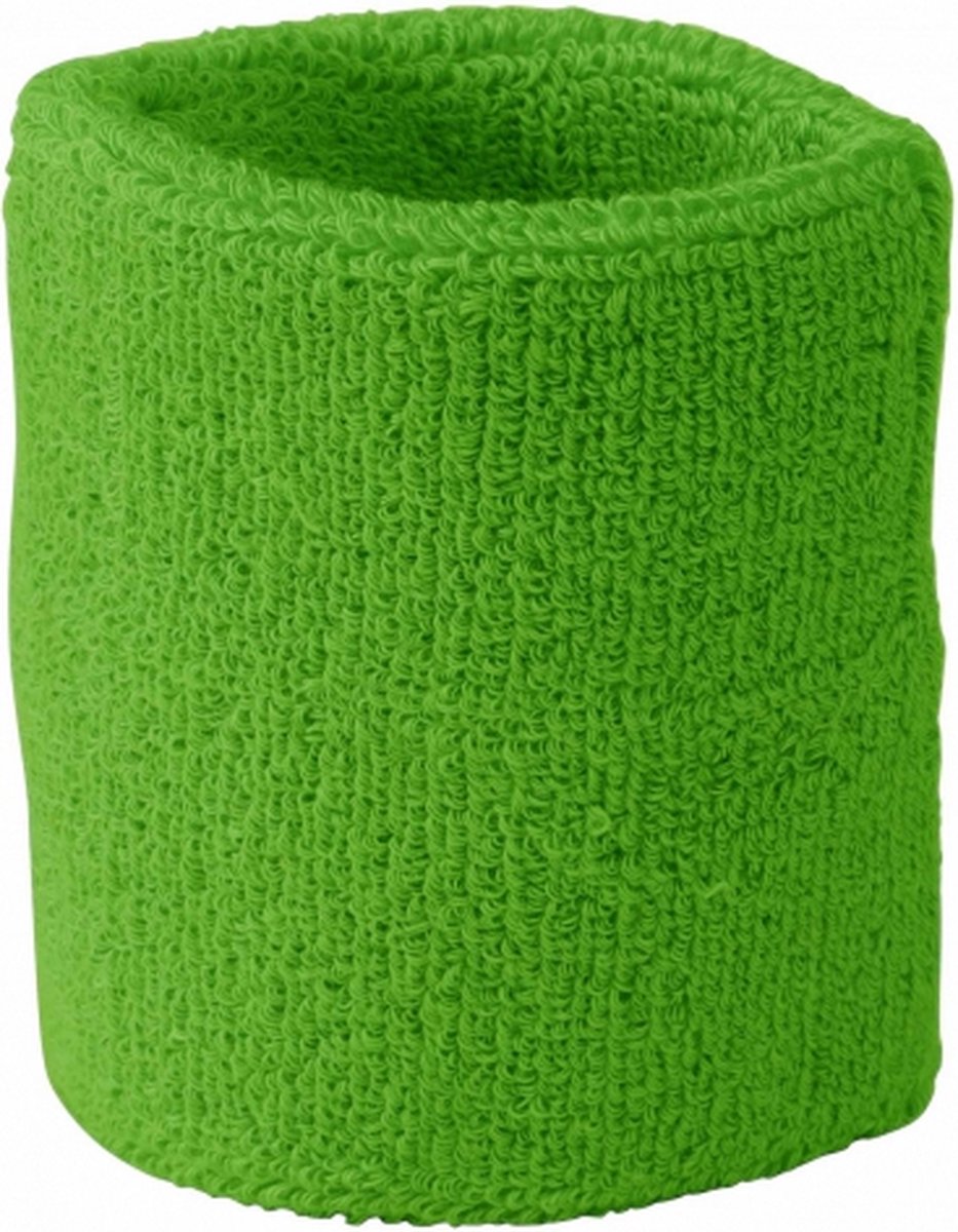 Lime green wrist sweatband - Image 4
