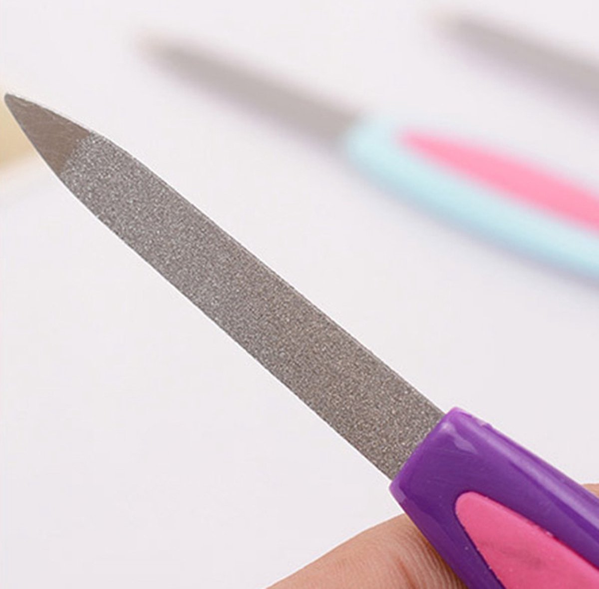 Cuticle Remover and Nail File in 1 | Cuticle Cutter | Stainless Steel Nail File | Cuticle Pusher | Cuticle Remover | Cuticle Pusher - Image 3