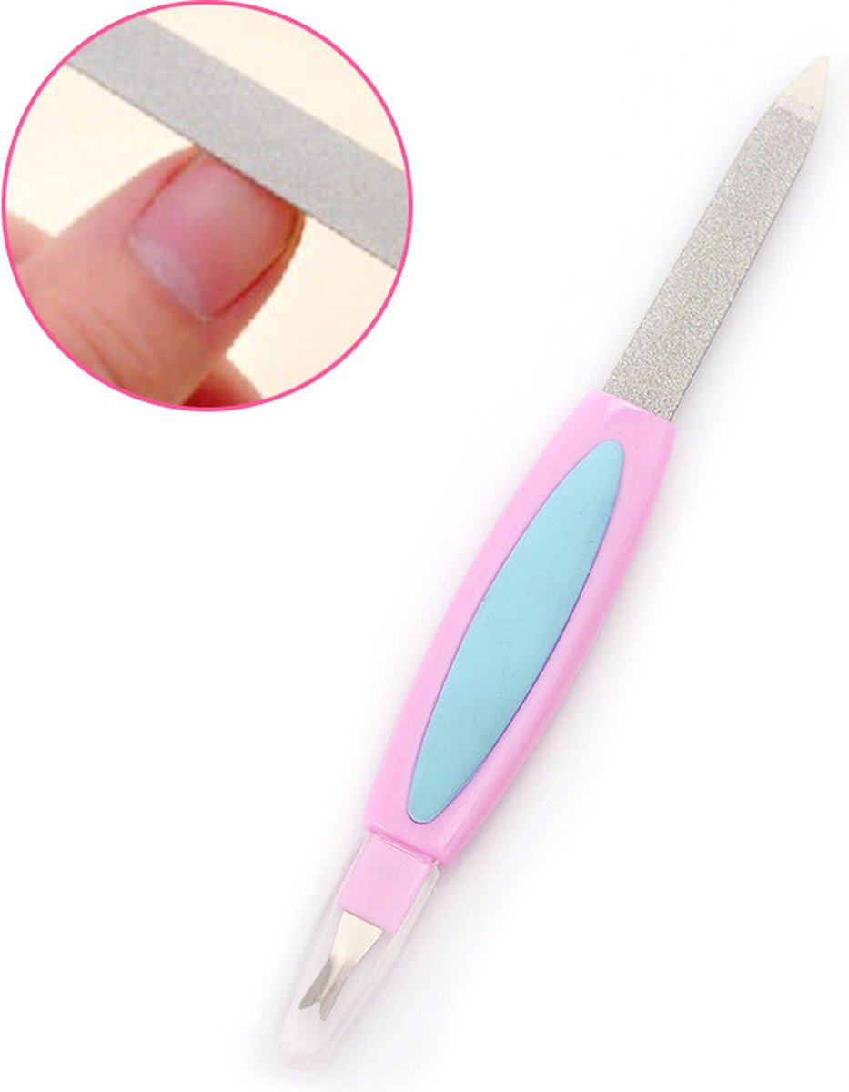 Cuticle Remover and Nail File in 1 | Cuticle Cutter | Stainless Steel Nail File | Cuticle Pusher | Cuticle Remover | Cuticle Pusher - Image 5