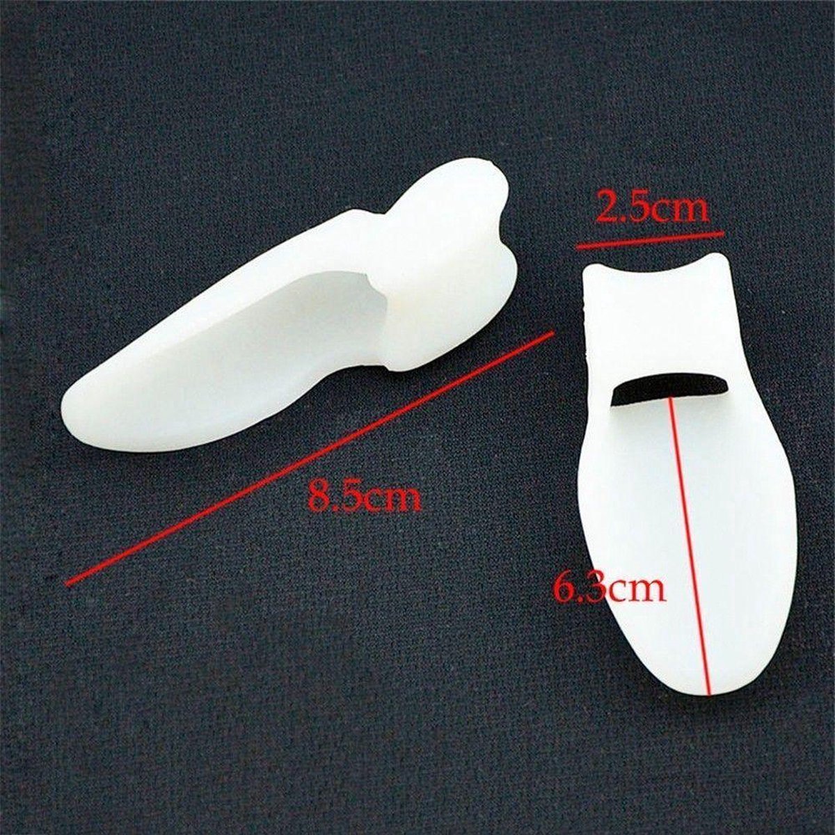 4x silicone big toe corrector/spreader (hallus valgus) - Image 2