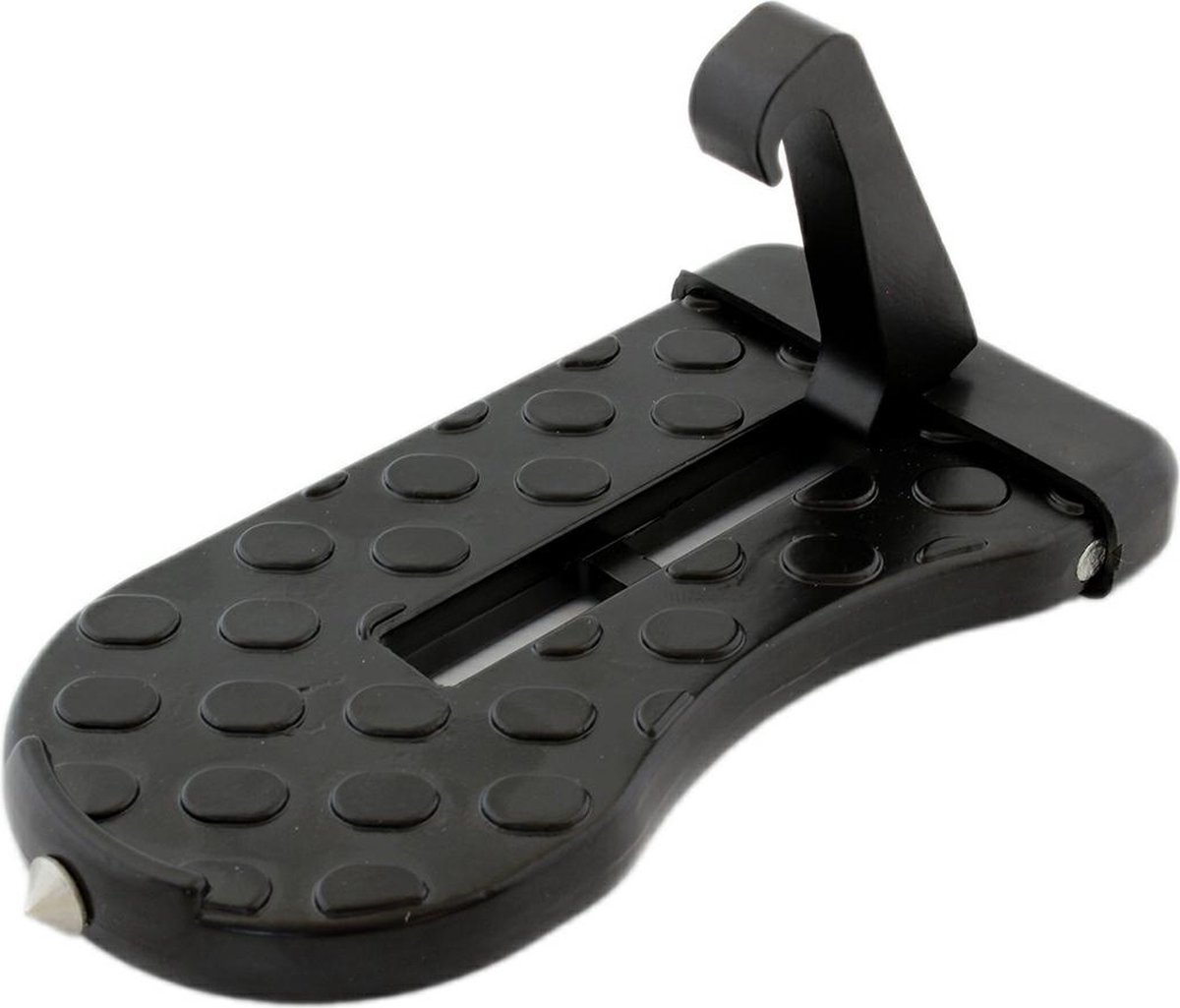 Car Roof Box Step | Door Step | Bike Carrier | Roof Rack | Includes Safety Hammer | Universal | Aluminum | Black - Image 5