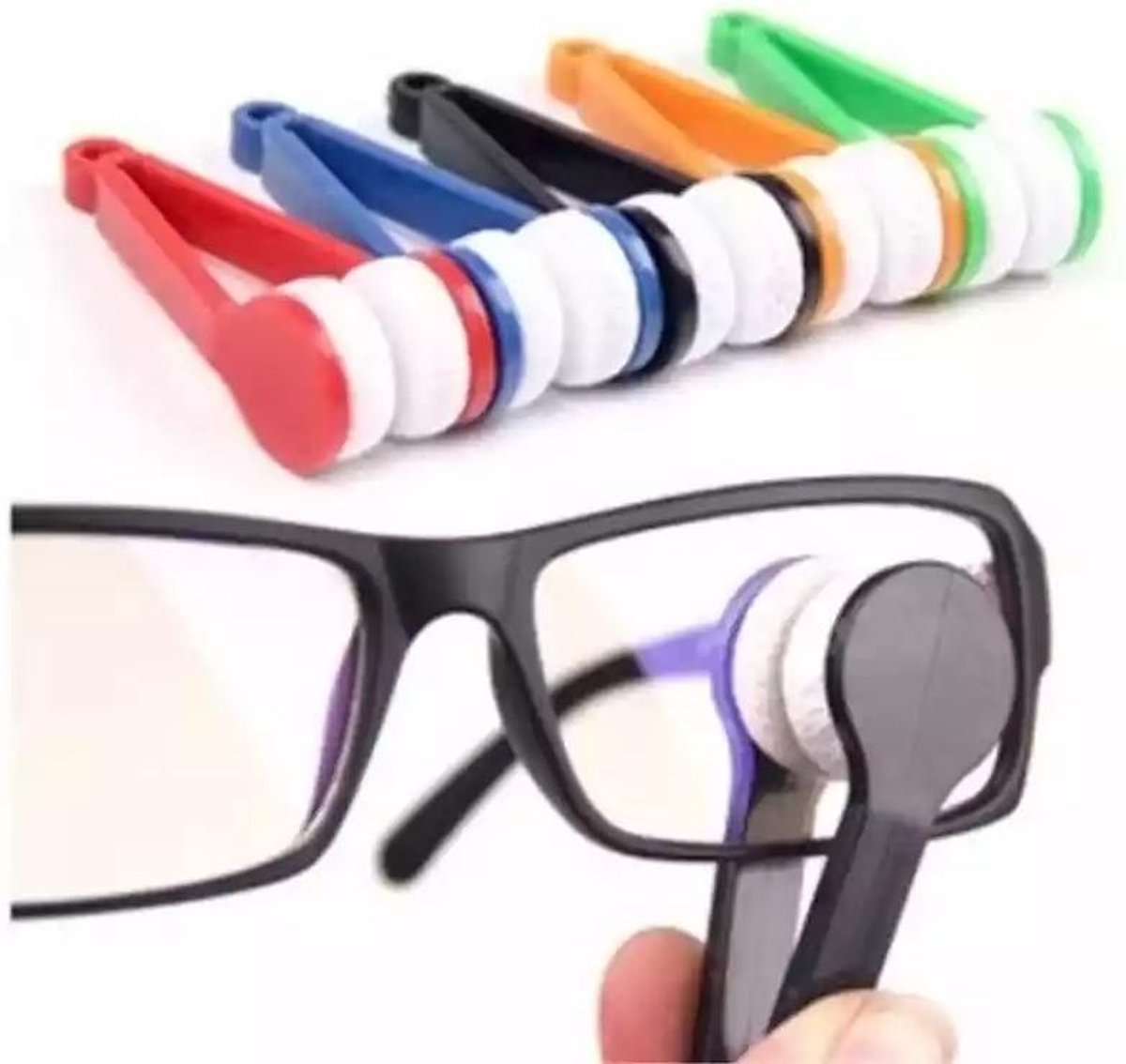 Double-sided glasses cleaning cloth | Microfiber cleaning cloth | Clean the inside and outside of the lenses simultaneously - Image 1