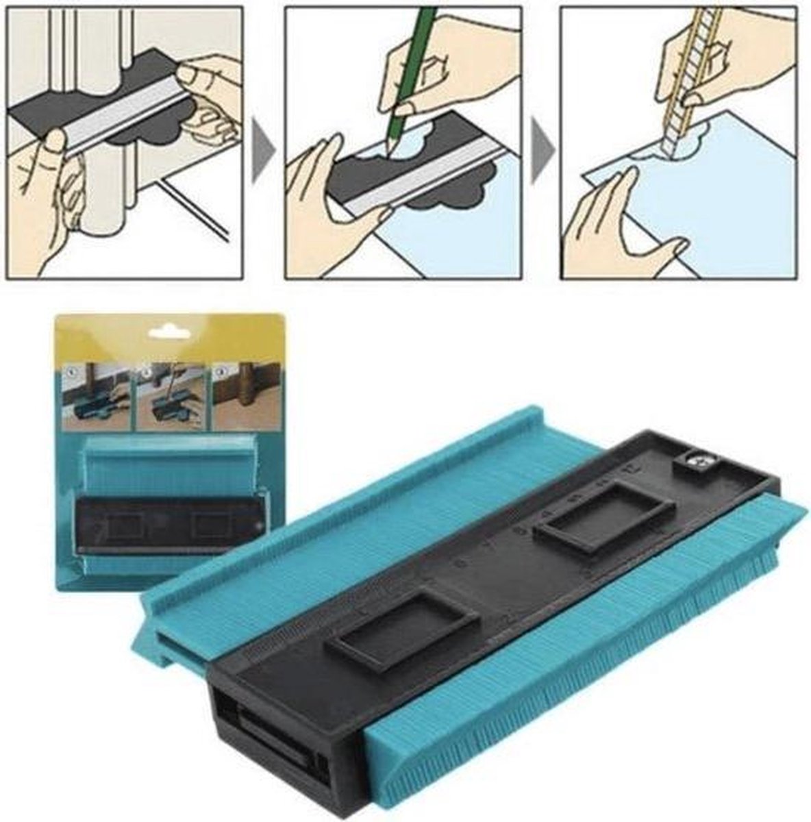 Laminate marking aid - easily mark laminate to size yourself with this laminate template - Image 2