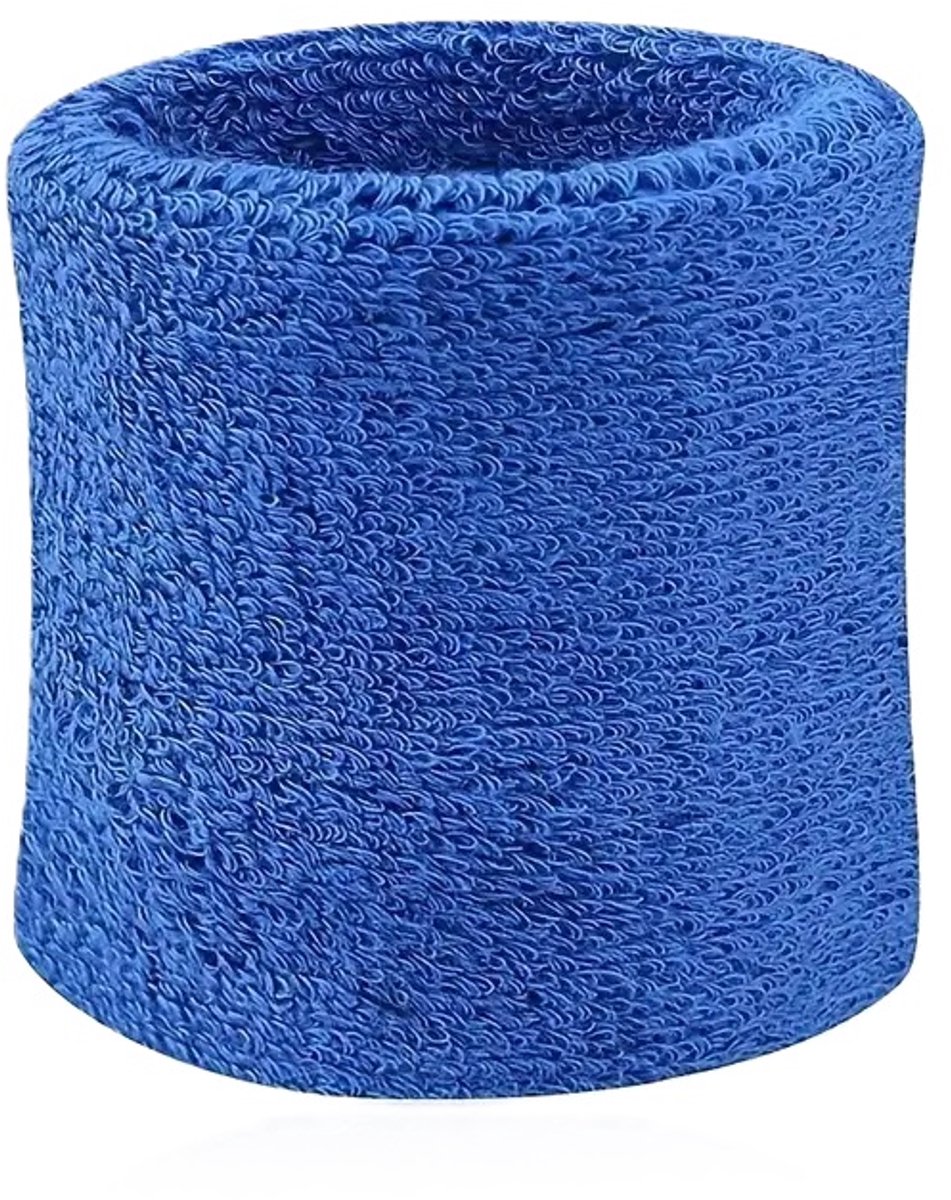 Wristband | Sweatband | Sweatbands | Wrist | Sports band | 1 piece | Blue - Image 2