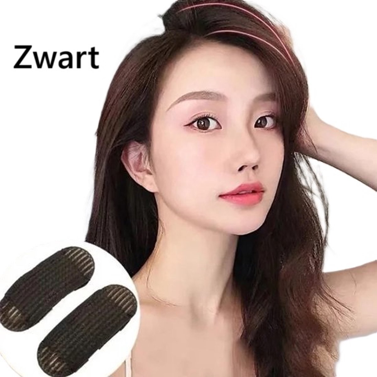 Set of 2 Hair Volume Clips | Invisible Hair Volume Enhancer | Invisible Hairpin | Hair Accessory | Black - Image 1