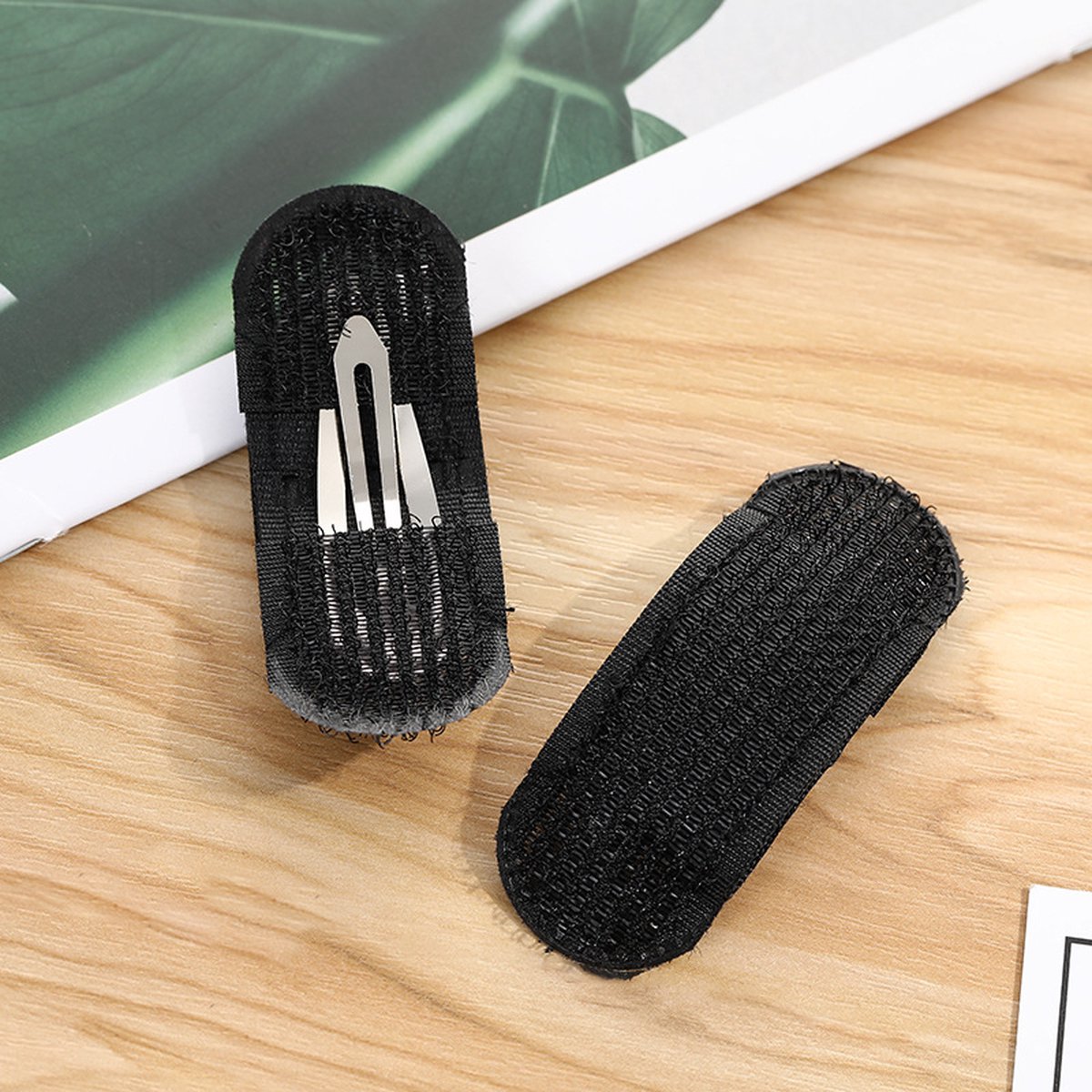 Set of 2 Hair Volume Clips | Invisible Hair Volume Enhancer | Invisible Hairpin | Hair Accessory | Black - Image 5