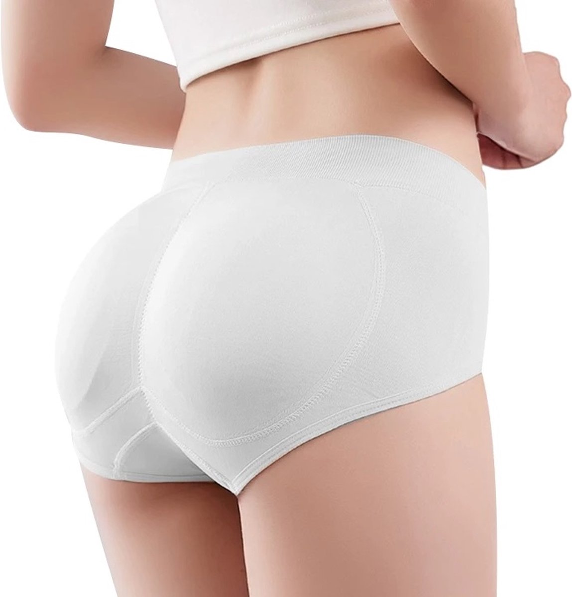Padded Briefs | Shaping Briefs | Underwear Body Shaper | Butt Lifter | Butt Lifter | Size Large | Grey - Image 1