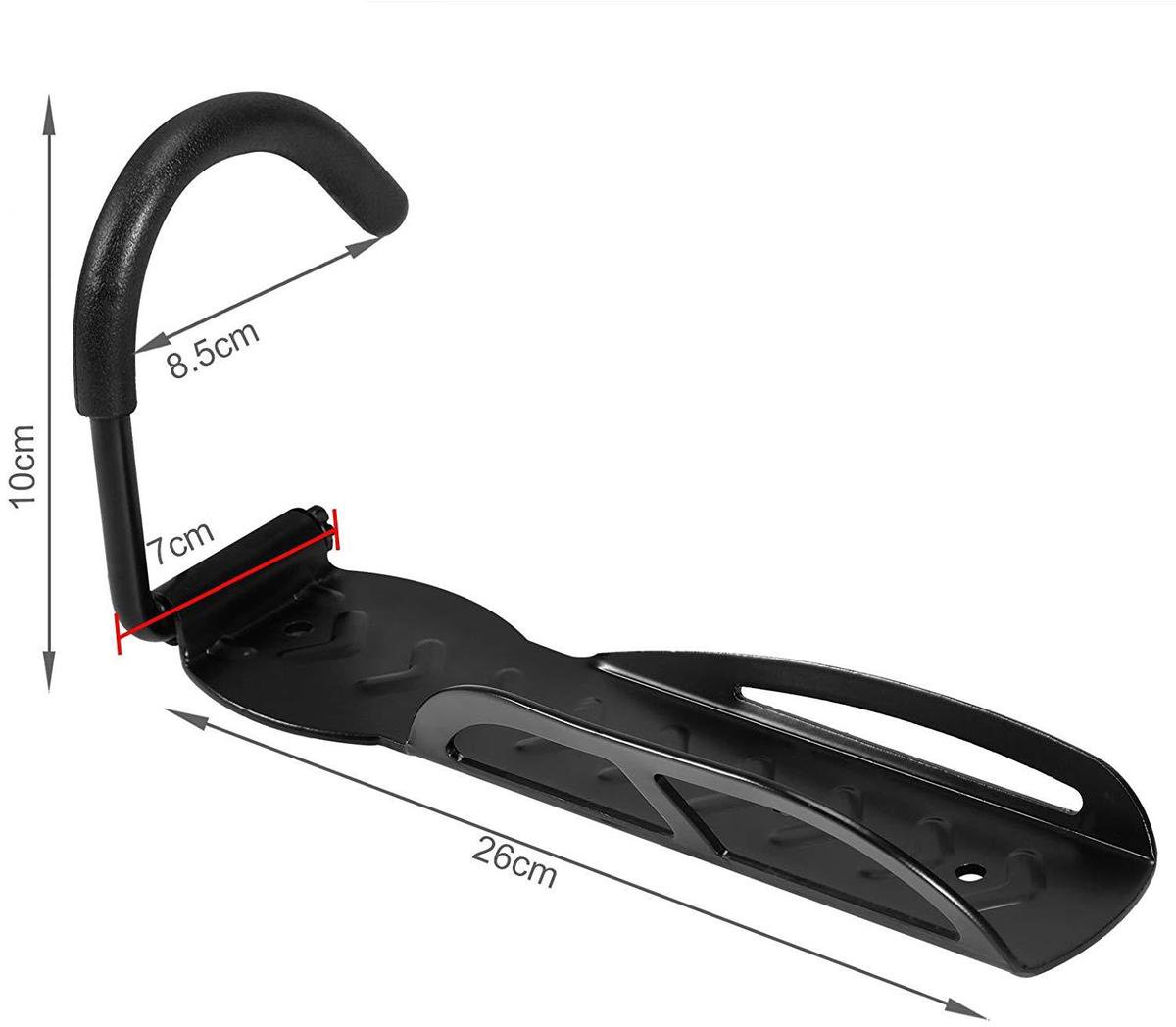 Bicycle Wall Mount Holder Suspension System • Suspension Bracket / Wall Bracket • Bicycle Hook for the Wall • 1 Bicycle - Image 5