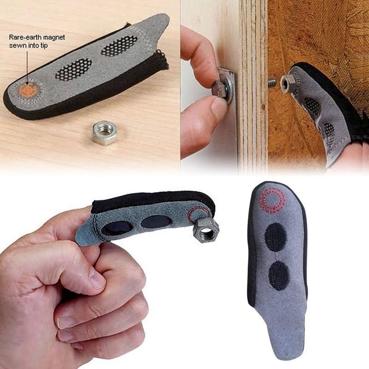 Magnetic Finger Glove | Magnetic Finger Sleeve | DIY Finger Glove | Fingertip Magnet | Magnetic Sleeve - Image 5
