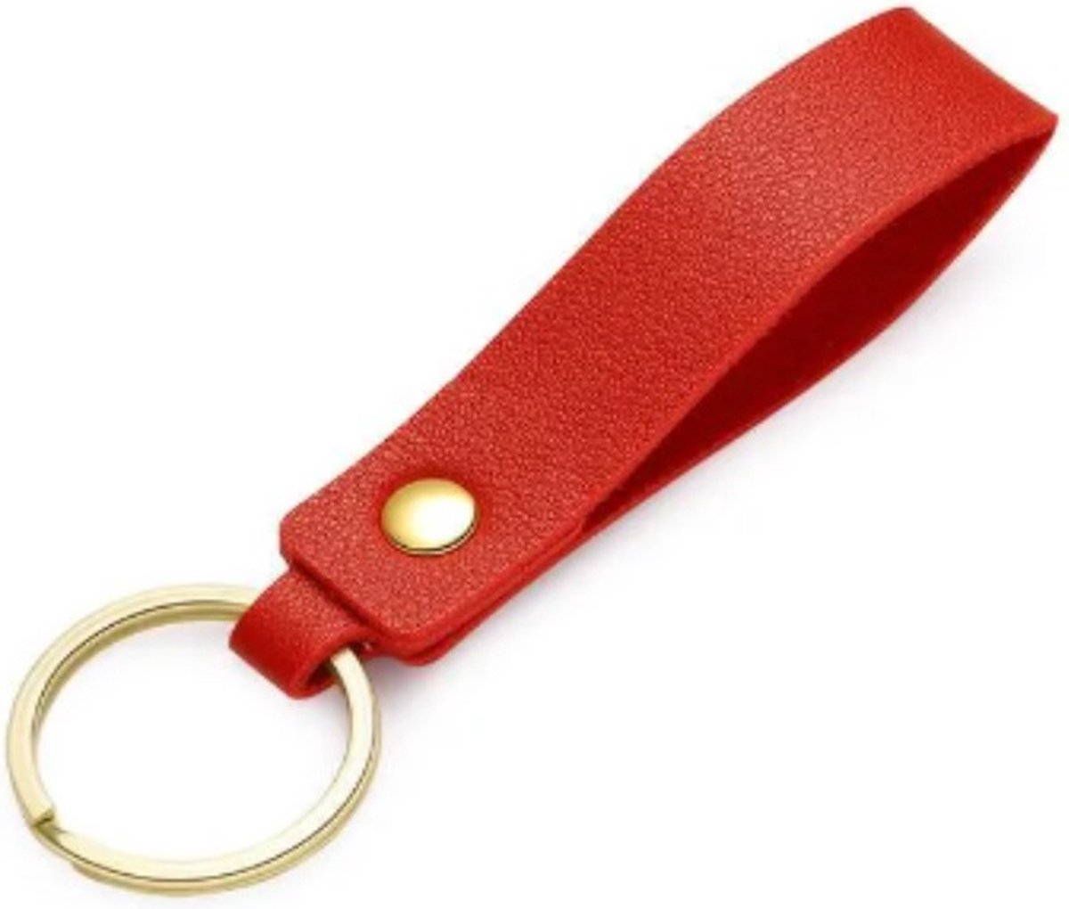Keychain | Key Holder | PU Leather Keychain | Universal | Red - Image 1