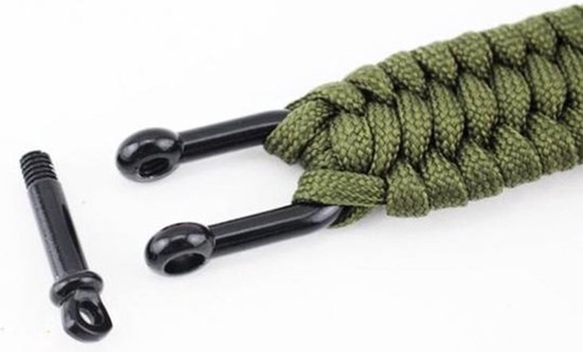 Paracord Survival Bracelet I Paracord Survival Bracelet I Extra Strong I Brown - Image 2