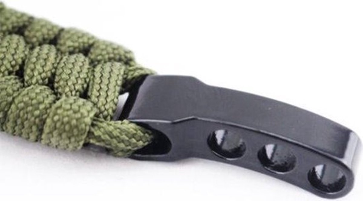 Paracord Survival Bracelet I Paracord Survival Bracelet I Extra Strong I Brown - Image 3